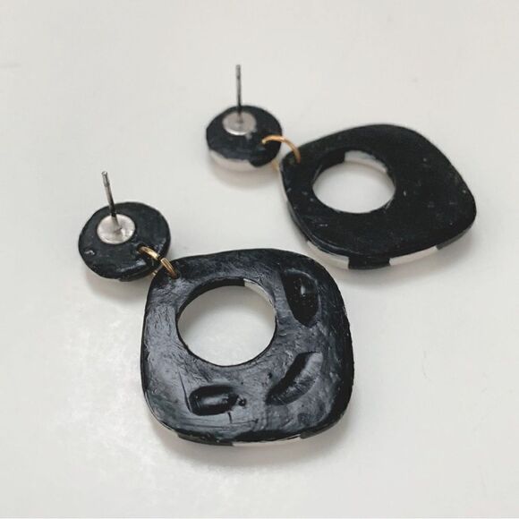 🖤New Polymer Clay Earrings Hypoallergenic - Picture 4 of 5